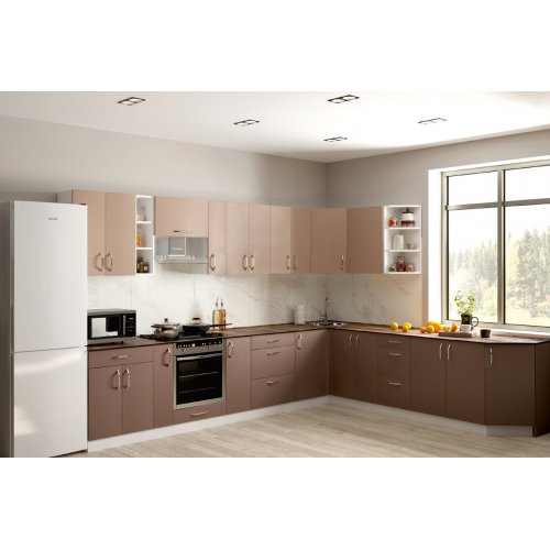 Кухня Феникс Тренд мокка/капучино