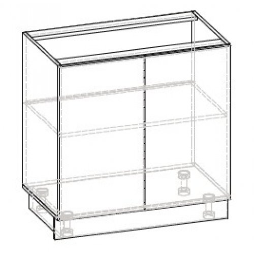 Кухонный модуль 80 нш Гамма МДФ