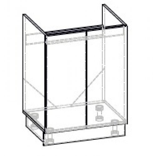 Кухонный модуль 60 низ мойка Франческа МДФ