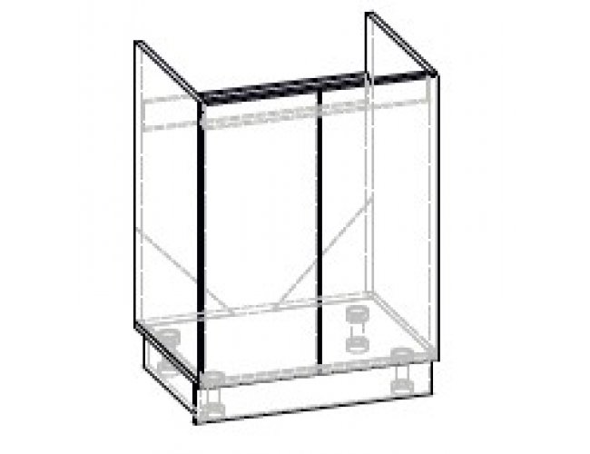 Кухонный модуль 60 низ мойка Франческа МДФ