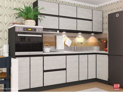 Кухня Vip Master Alta дсп дуб крафт белый